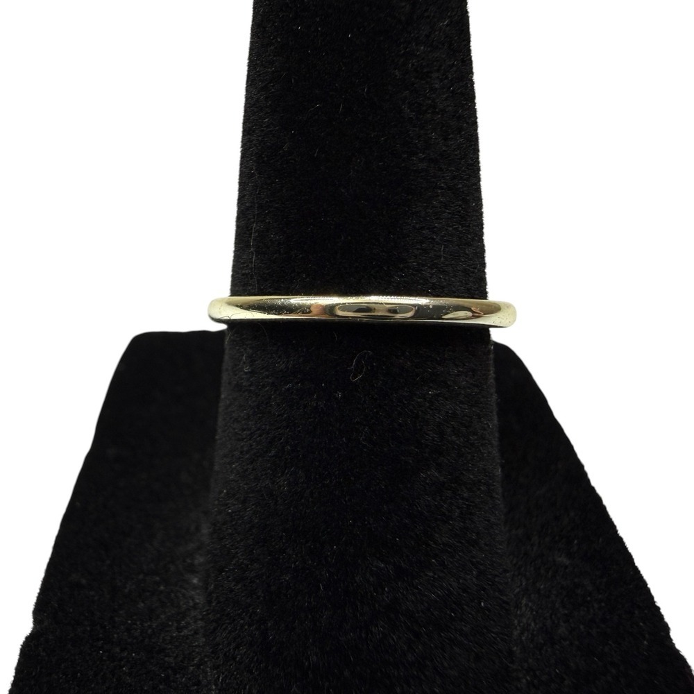 Elegant Infinity Symbol Ring Gold Tone Pave Clear Stones Fashion Jewelry Size 6 - Picture 3 of 6
